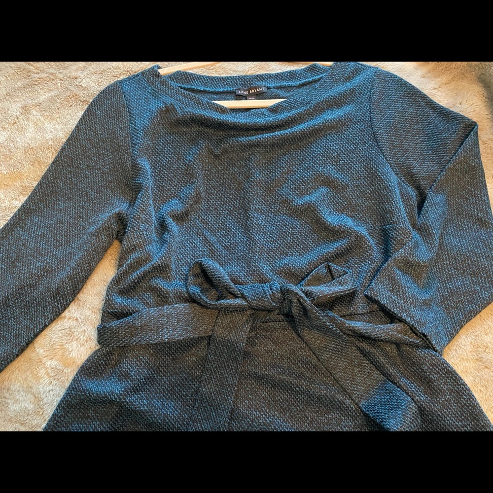 Size 14/16 Tunic Length Sweater with Wrap Belt